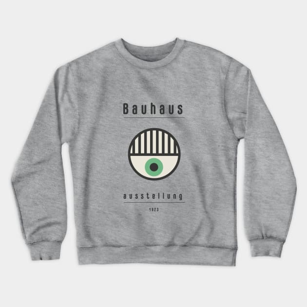 Bauhaus Eye Geometric Crewneck Sweatshirt by StarDash_World